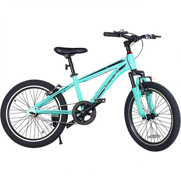 COEWSKE Bicicleta Infantil com 6 Velocidades para 6 a 10 anos, Verde