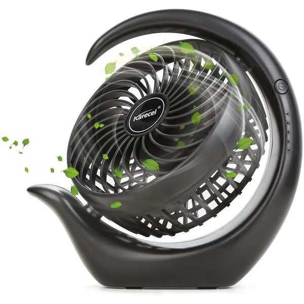 Karecel Ventilador de Mesa Portyátil com 3 Velocidades, 110V, Branco