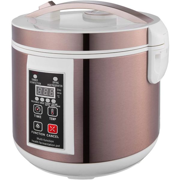 INTSUPERMAI Máquina Fermentadora 5L para Produzir Alho Negro, 110V, Rose