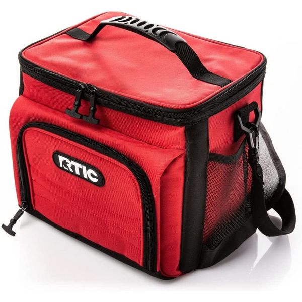 RTIC Bolsa Térmica Portátil 15L, Mantém Quente, Frio Por até 5H, Vermelho