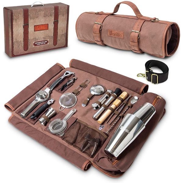 Barillio Kit Bn Profissional 17 Peças em Aço Inoxidável com Bolsa de Lona para Transporte