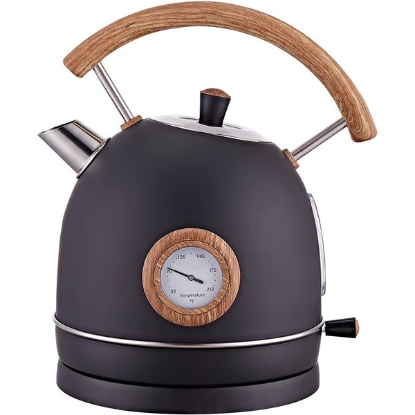 Talafa Chaleira Elétrica de 1.7L com Desligamento Automatico, Aço Inoxidável, 110V, 1500W, Preta