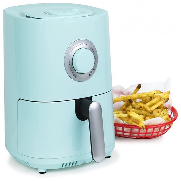 Nostalgia CLAF7AQ Fritadeira Elétrica Retro, Capacidade 7 Litros e Temperatura Ajustável, 110V, 1500W