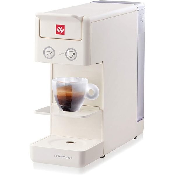 Illy Máquina de Café Expresso Automática 750 mL com 2 Predefinições, 110V, Branca