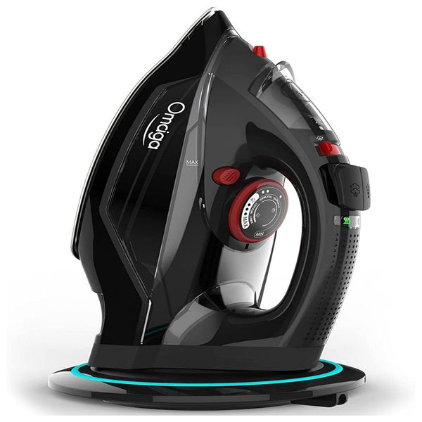 Ferro de Passar á Vapor, Aço Inoxidável, Anti Gotejamento 1500W, 110W, OMAIGA, Vermelho