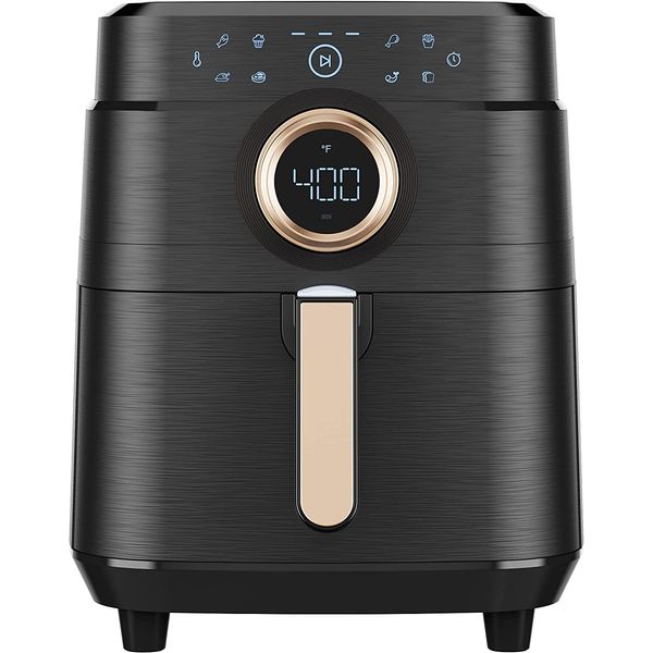 ALLcool Fritadeira Elétrica Air Fryer 8 em 1, Capacidade 5.8L com Painel Digital, 1700W, 110V, Branca