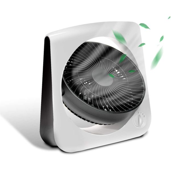 BEYOND BREEZE Ventilador de Mesa 3 Velocidades, Silencioso, 110V, Branco