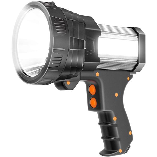 GLANDU Lanterna 1000LM á Prova DÁgua IPX64, 35W, c, USB, Preta
