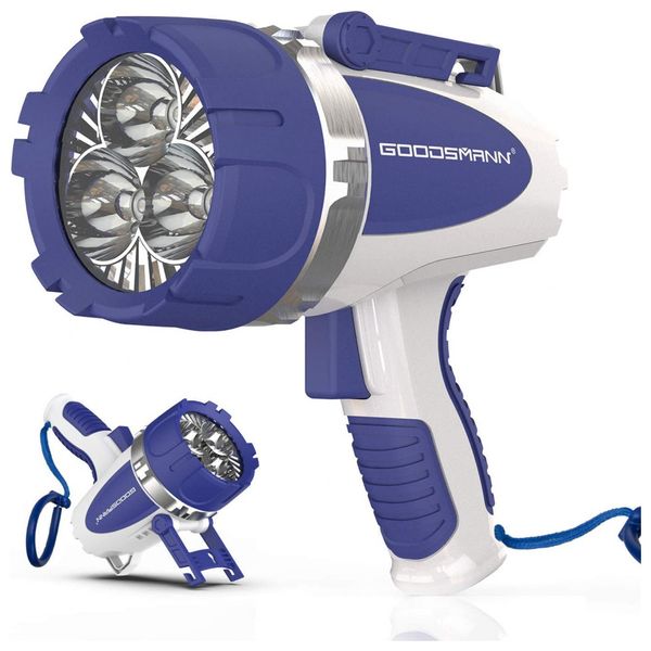 Lanterna 4500LM á Prova D Água IP67, 30W, GOODSMANN 9924 H101 02, Preto