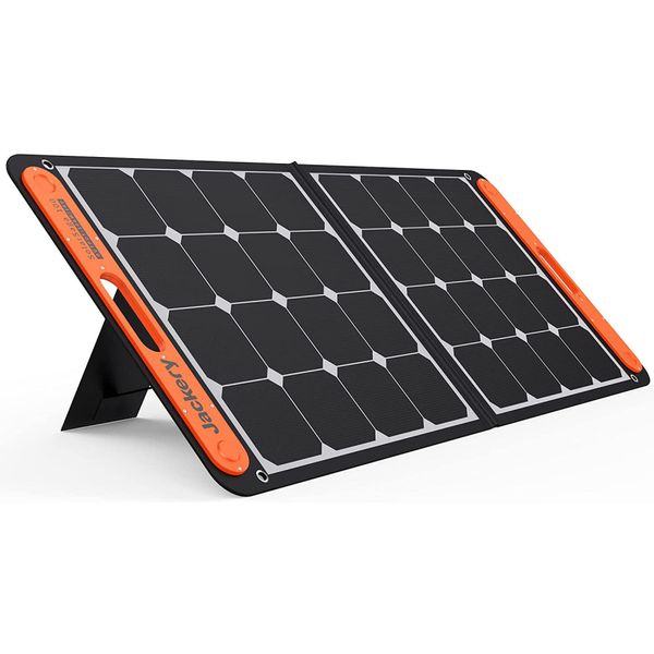 Jackery SolarSaga Painel Solar, portátil p, estação de energia, c, saídas USB, 100W, 5V, 1 unidade
