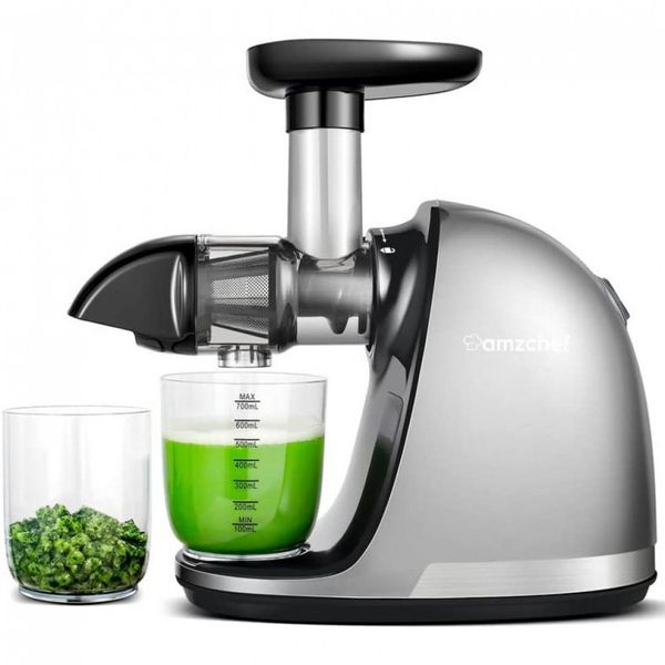 AMZCHEF Espremedor de Sucos Professional, 150W, Cinza 110V