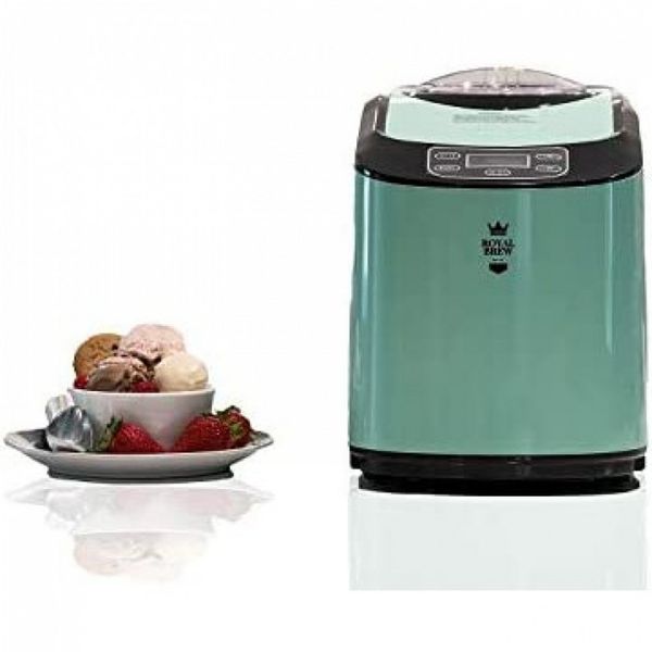Máquina de Sorvete Sorveteira Royal Brew, 1.5 Litros, Verde 110V