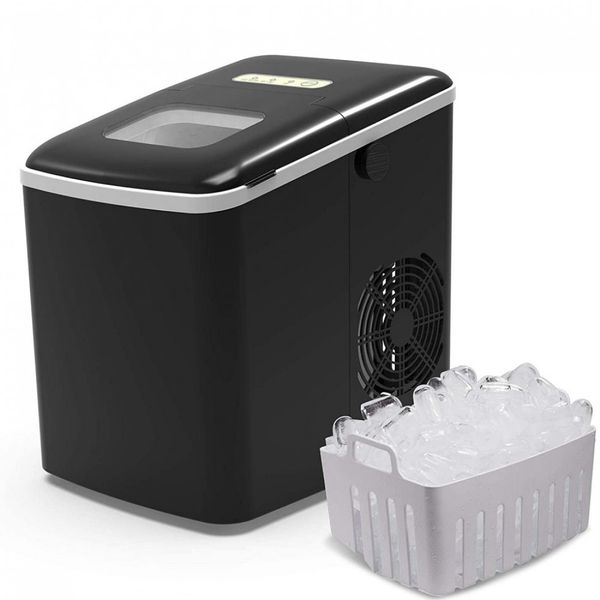 Máquina de Gelo Terra Hiker, Produz 13kg, Dia 9 Cubos, 6 min, Preto 110V