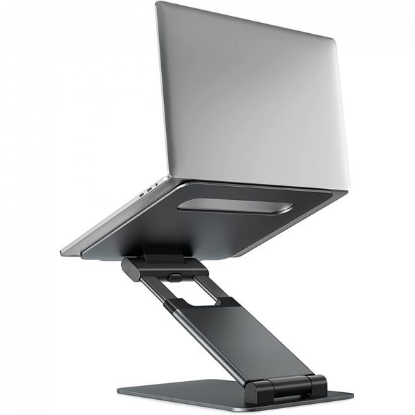 Nulaxy Suporte Ergonômico Laptop, Altura 5 a 35cm Até 10kg, 25, 44Cm Cinza