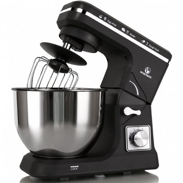 MURENKING Batedeira MK36 500W 4,5 Litros 6 Velocidades Com Acessórios Dourada 110V