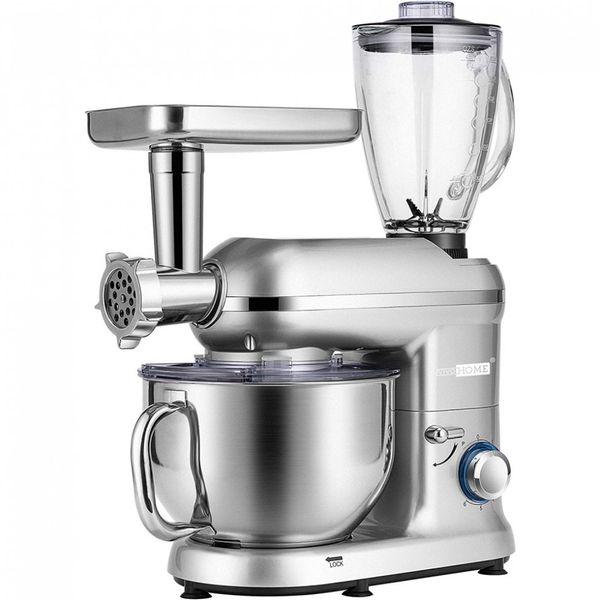 Batedeira VIVOHOME 3 em1 5,67L, 6 Velocidades 650W Vermelho