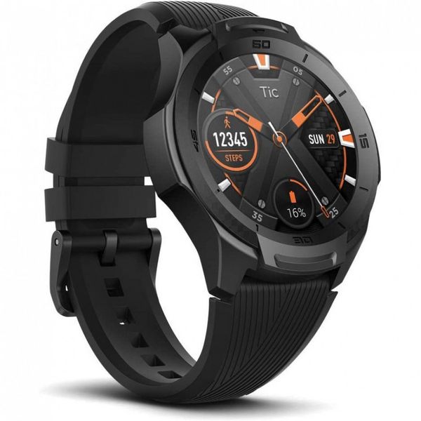Relógio Masculino TicWatch S2, Compátivel com Android e IOS, Preto