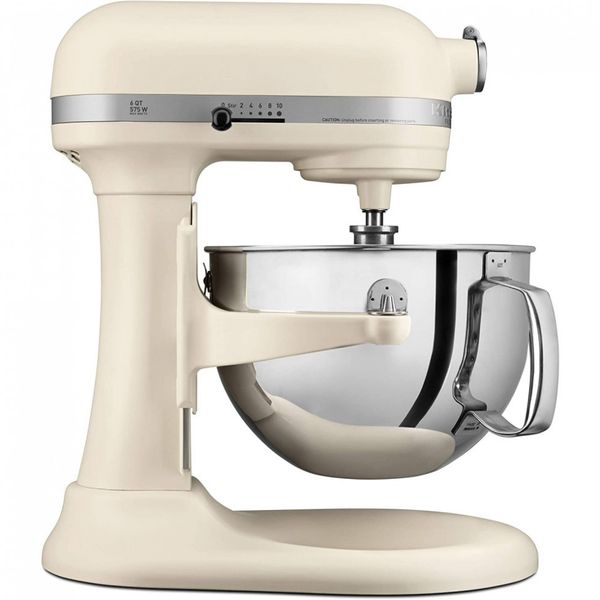 Batedeira Profissional 600 KitchenAid 5,5L, 575W Bege 110V