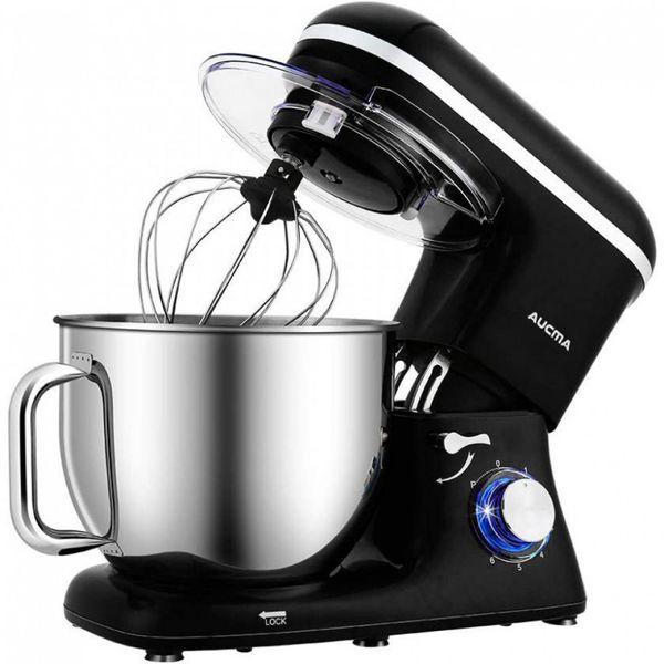 Aucma Batedeira 6 Velocidades 7 Litros 660W Preto 110V