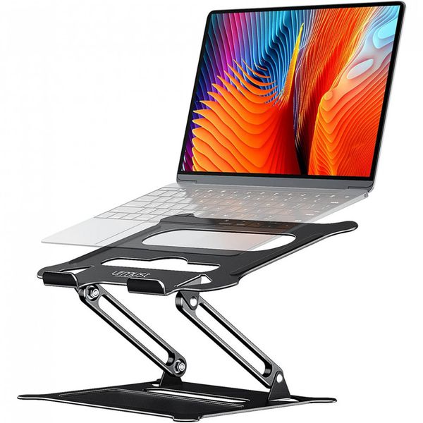 Suporte Ergonômico Laptop Urmust Ajustável Até 40Cm Prata