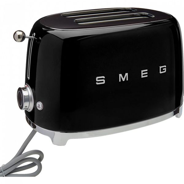 Torradeira Elétrica Smeg, 2 Fatias, Aço Inoxidável, Dourada 110V
