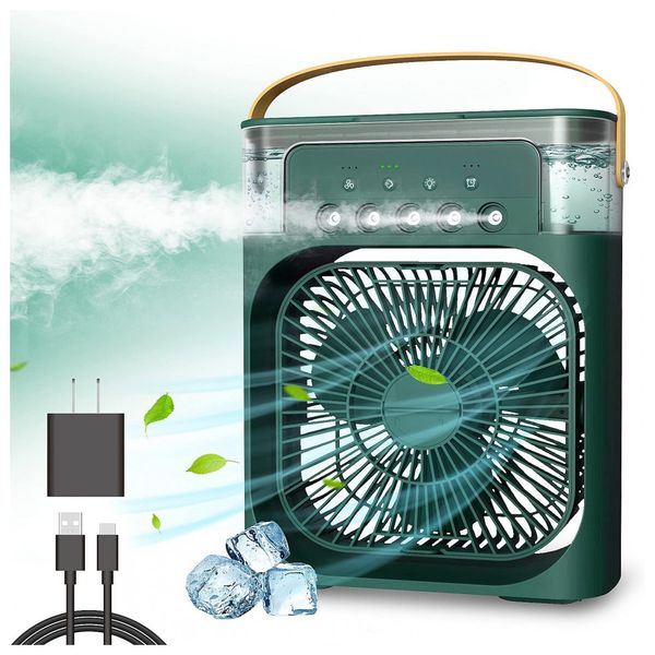 Climatizador de Ar MINI, Luz LED, 3 Velocidades, 110v, NTMY, Branco