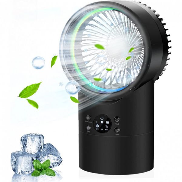 Climatizador de Ar OVPPH MINI, 3 em 1, 3 Velocidades, Preto 110V