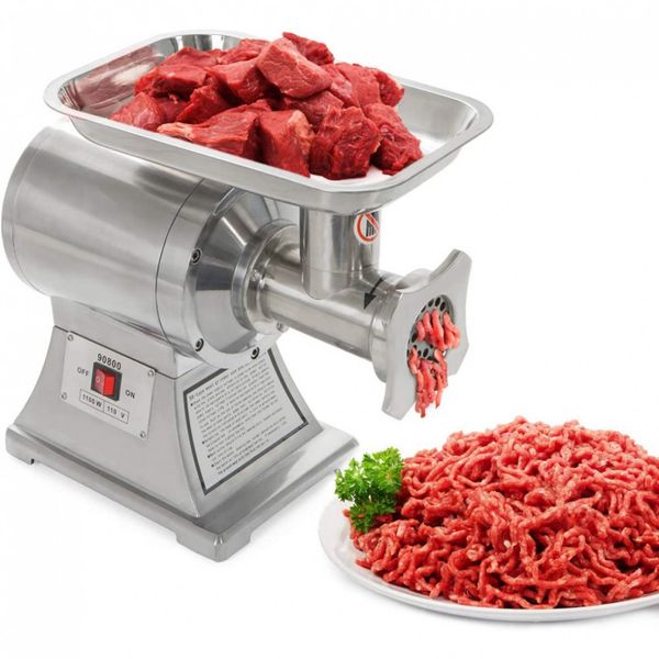 Barton 1100W Electric Meat Grinder Mincer Stainless Steel Sausage Maker 22 Grinder with Cutting Blade