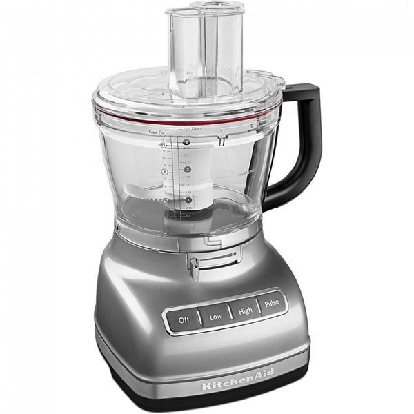 KitchenAid KFP1466CU Processador de Alimentos, capacidade de 3,3 L, c, sistema de corte exato, 420W, 110V, prata