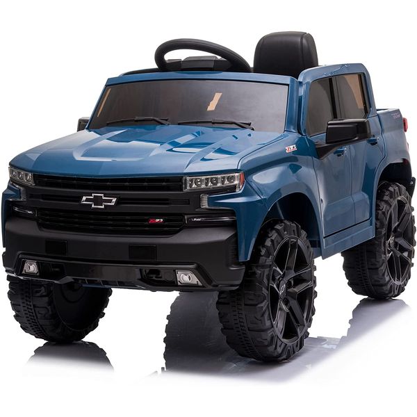 Kidzone Carrinho, Carro Elétrico Conversível , 1 lugar, 12V, c, controle remoto, MP3, 4 km, h, 3 a 6 anos, Azul