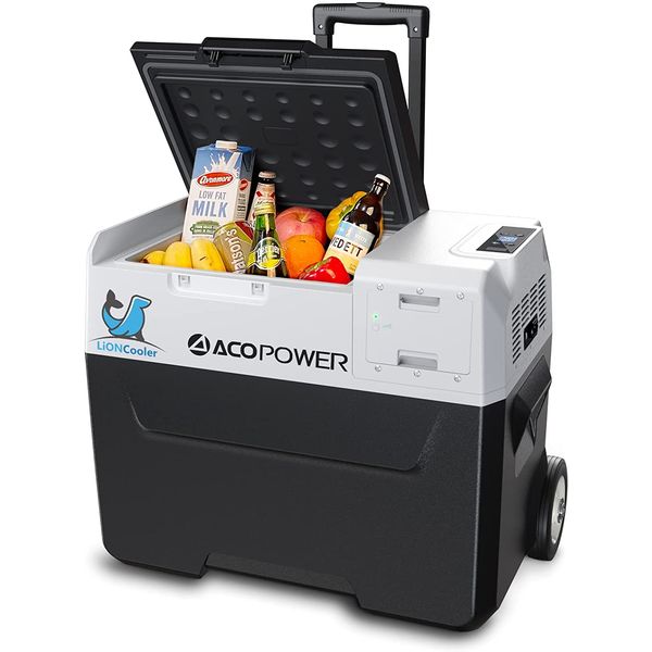 LiONCooler X40A Frigobar, Cooler Elétrico Automotivo Portátil 40L, Cinza