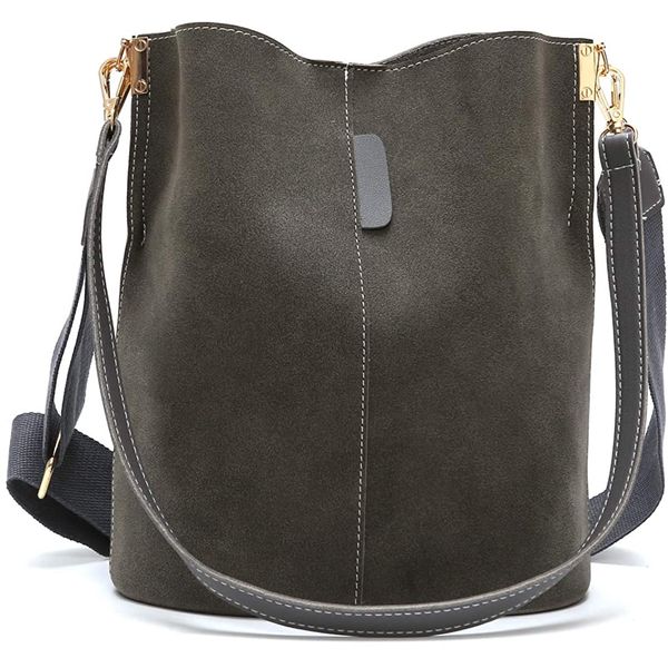 Zocilor Bolsa Feminina de Ombro Mnesageira, Couro Sintético, Preta
