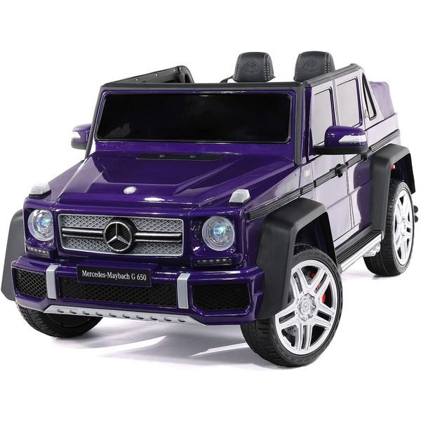 Moderno Kid Carro Elétrico para Crianças 2 Assentos com Controle Remoto, até 6 km, h, 12V, Roxo
