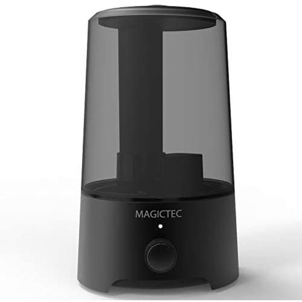 Magictec Umidificador Ultrassônico Portátil 2.5L com Aromaterapia e 7 Luzes LED, até 24H, 110V, Preto