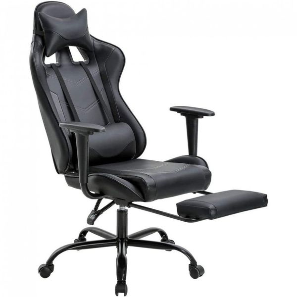 BestOffice Cadeira de Escritório Gamer Reclinável e Ergonômica com Apoio para Lombar, Vermelha
