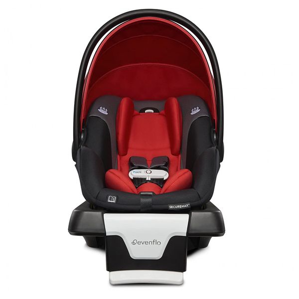 Assento Infantil Cadeira Automotiva Evenflo Gold Securemax com 4 Posições Ajustáveis, Preta Safira