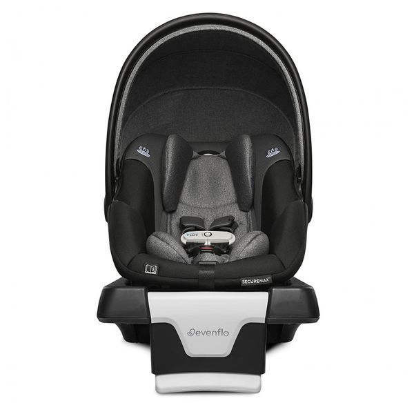 Assento Infantil Cadeira Automotiva Evenflo com Base até 15 kg, Vermelha