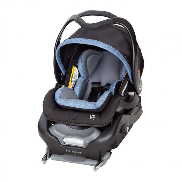 Baby Trend Cadeirinha de Bebê para Auto com 4 Posições Ajustáveis até 15 kg, Preta e Cinza