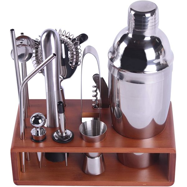 Shelline Kit Bn Profissional 13 Peças em Aço Inoxidável com Suporte e Livro de Receitas