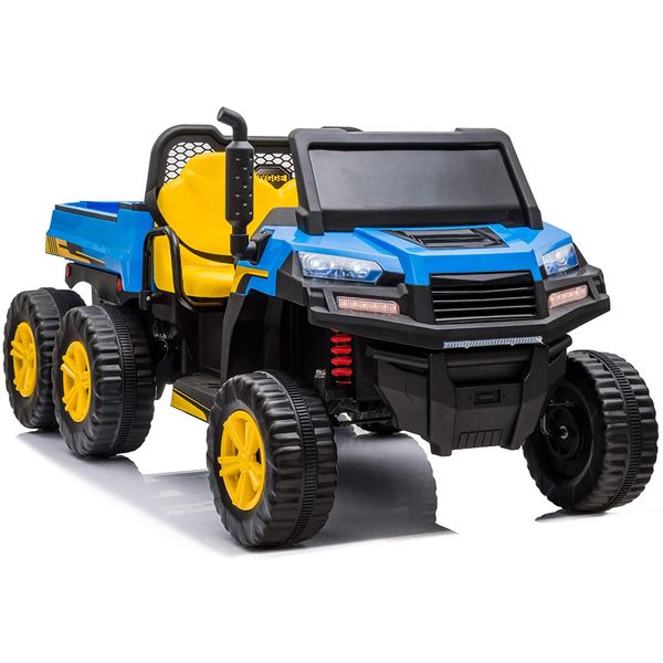 Sopbost Caminhão 2 Elétrico 1 Assentos 12V, com Luzes de LED, Azul