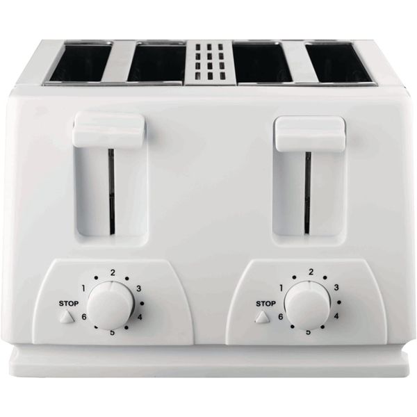 Brentwood Torradeira Elétrica de 4 Fatias com 5 Níveis de Tostagem, Aço Inoxidável, 110V
