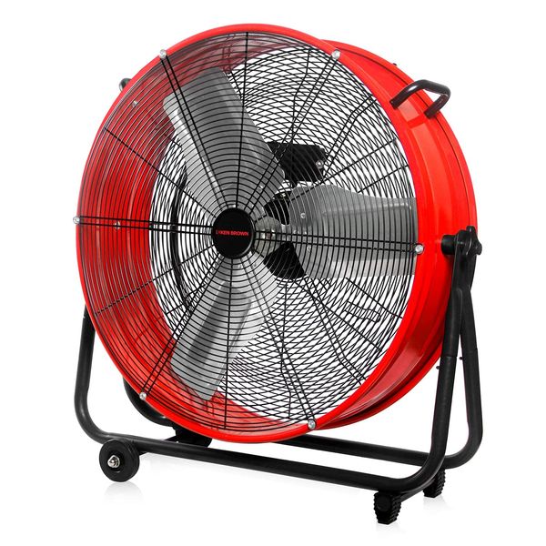 KEN BROWN Ventilador Industrial , com 3 Velocidades, 110V, Vermelho