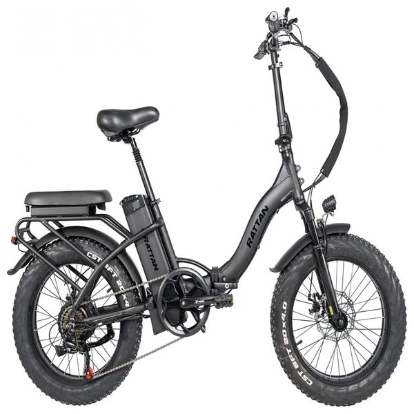 Bicicleta Elétrica Motorizada 6 Velocidades e 3 Modos, 500W, R RATTAN, Verde