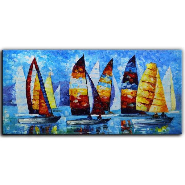 Tyed Art Quadro Decorativo Pintado à Mão Contemporâneo 121 x