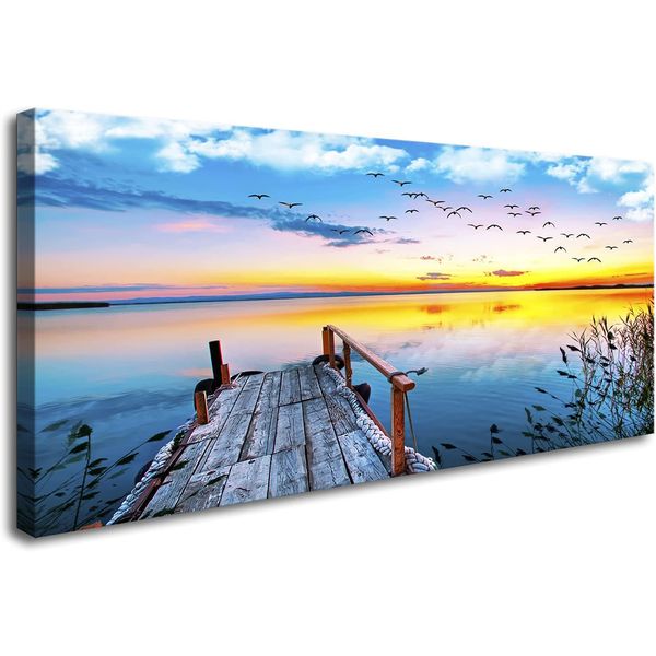 XXMWallArt FC2250 Quadro Decorativo Verão no Lago 50 x