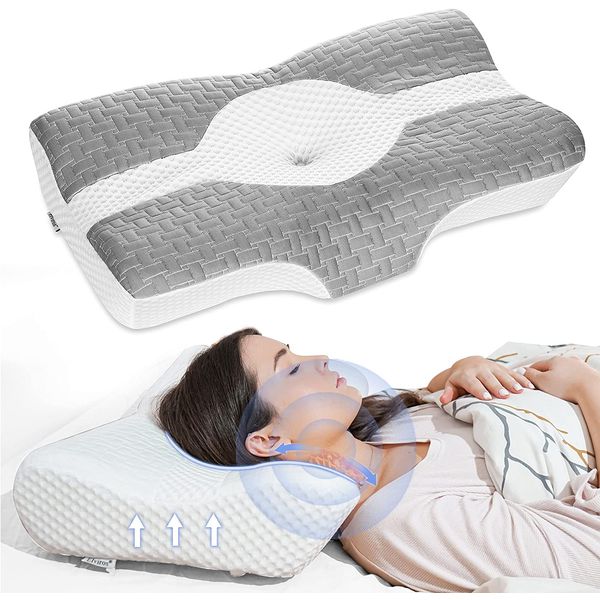 Elviros Travesseiro Ortopédico com Memória Ergonômica 38 x , 1 UN
