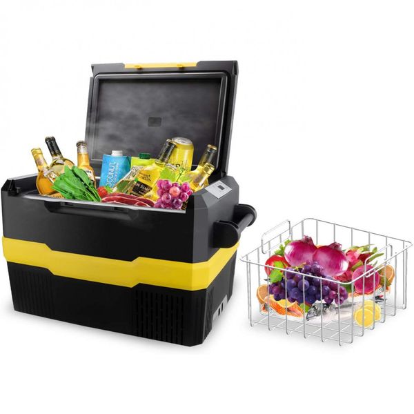 Cooler, Geladeira Elétrica Automotiva 47L Portátil, 12V DC AC, 110v, SCHLO GF45S, Preto