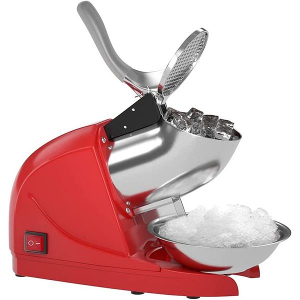 Máquina de Raspadinha Industrial, Aço Inoxidável, 99 kg, h, 110v, OKF, Vermelho
