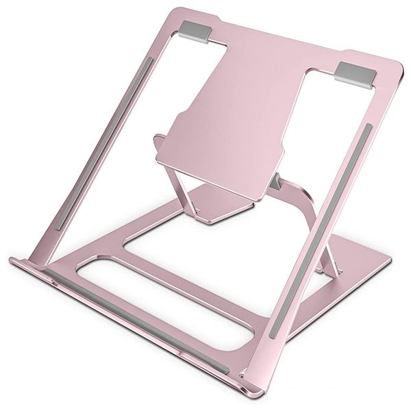 Suporte Ergonômico Laptop Ajustável Dobrável 25, 44Cm, COOMAXX, Rosa