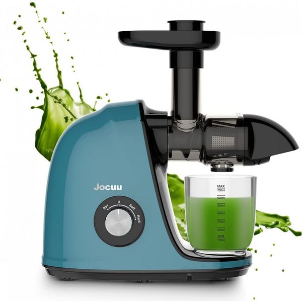 Espremedor de Sucos, 150W, 2 Velocidades, 700ml, 110v, JOCUU, Azul